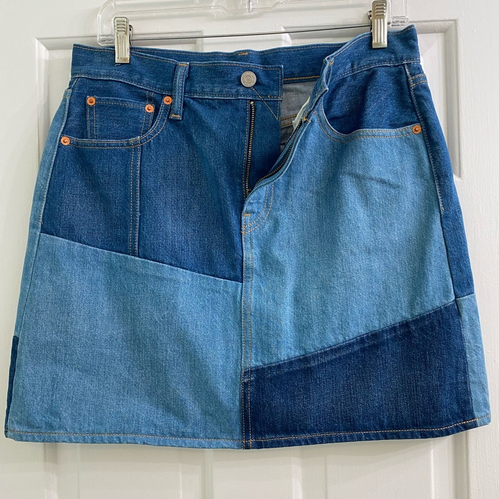 Levi’s Patchwork Denim Skirt 8/29